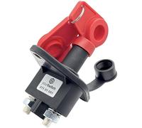 yourSwitch 211 01 001 - Interruttore separatore batteria 12 V, 24 V, set di chiavi compatibile con HELLA 6EK 002 843-111 Terex 5522655650 Massey Ferguson 4347919M2 Jungheinrich 51257655 Liebherr