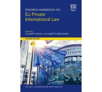 Youseph Farah Research Handbook on EU Private International L (Copertina rigida)