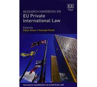 Youseph Farah Research Handbook on EU Private International Law (Tascabile)