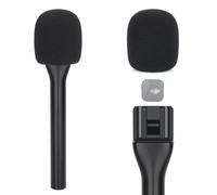 YOUSHARES Adattatore a Mano DJI Mic Mini: Supporto Portatile DJI Mic Mini con Protezione Antivento in Schiuma, Manico del Microfono con Filtro Antipop, per Interviste, Vlog, Trasmissione