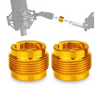 YOUSHARES - Adattatore per supporto per microfono, con braccio a vite da 5/8" maschio a 3/8" femmina adattatore a vite per supporto microfono, supporto a scossa