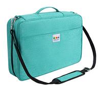 YOUSHARES Astuccio colorato di grande capacità, con 480 scomparti, con supporto multistrato per matite colorate Prismacolor e penne gel, Verde, Da viaggio