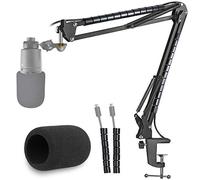 YOUSHARES AT2020 - Supporto per microfono con filtro pop, adatto per Audio Technica AT2020 AT2020USB+ AT2035