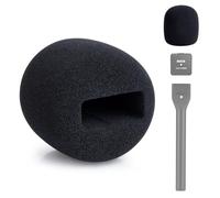 YOUSHARES Copertura per microfono in schiuma compatibile con Red Wireless Go II/PRO adatta per adattatore portatile Interview Go, filtro pop rosso di ricambio per bloccare gli plosivi