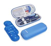 YOUSHARES Custodia da viaggio per insulina, approvata TSA, portatile, per viaggi e vita quotidiana, custodia da viaggio per diabetici, con 2 impacchi di ghiaccio