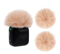 YOUSHARES DJI Mic Mini Manicotto Antivento - 2 Confezioni Parabrezza Peloso per Microfono per DJI Mic Mini Microfono Wireless per Ridurre il Rumore del Vento (Marrone)