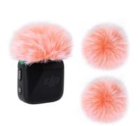 YOUSHARES DJI Mini Mic Wind Muff - 2 confezioni di parabrezza peloso per microfono per microfono wireless lavalier DJI Mic Mini per ridurre il rumore del vento (Rosa)