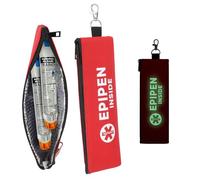 YOUSHARES EpiPen - Custodia termica da viaggio, EpiPen da viaggio, borsa termica per EpiPen (rosso fluorescente)