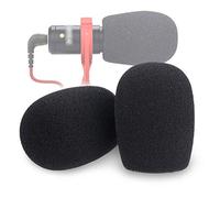 YOUSHARES Filtro in Schiuma per Parabrezza VideoMicro - Spugna Protezione Antivento per Scudo Antivento per Microfono Compatto Rode VideoMic Me Me-L (PACCO 2)