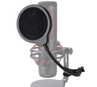 YOUSHARES - Filtro per microfono QuadCast a 3 strati in metallo per parabrezza professionale, compatibile con microfono HyperX QuadCast S