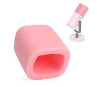 YOUSHARES Filtro pop compatibile con Fifine AM8, copertura per microfono in schiuma per AM8, parabrezza professionale per microfono migliora la qualità del suono (rosa)
