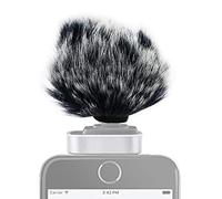 YOUSHARES microfono Furry paraBrezza-outdoor vento scudo MIC paraBrezza manicotto pelliccia personalizzato per Compatibile con Shure MV88 fotocamera microfono