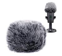 YOUSHARES Microfono Parabrezza Furry - Muff mic vento copertura Shield/Pop filtro compatibile con Blue Yeti Nano Premium USB microfono per la registrazione