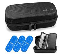 YOUSHARES Monjaro - Custodia da viaggio per insulina con 3 impacchi di ghiaccio, borsa termica per medicinali, mantiene le medicine fresche durante i viaggi per forniture per diabetici (nero)
