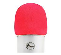 YOUSHARES Parabrezza in schiuma per microfono, di grandi dimensioni, per Blue Yeti, Yeti Pro, MXL, Audio Technica e altri microfoni di grandi dimensioni, colore: rosso