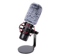 YOUSHARES QuadCast - Parabrezza per microfono, in pelliccia, compatibile con microfono HyperX QuadCast e microfono HyperX QuadCast S per filtrare venti ambientali e respiratori