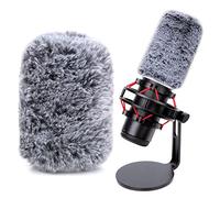 YOUSHARES QuadCast Pop Filter - Copertura antivento per microfono, compatibile con microfono HyperX QuadCast S per ridurre il rumore del vento