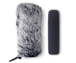 YOUSHARES Rode VideoMic Go Paravento e copertura in schiuma per microfono Rode Go, per uso interno ed esterno, confezione da 2