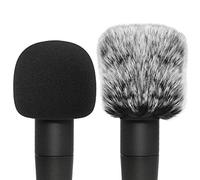 YOUSHARES SM57 - Paravento in schiuma per parabrezza e pelliccia, per microfono Shure SM57