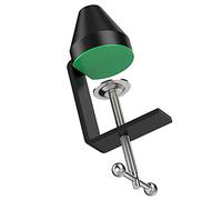 YOUSHARES Staffa di fissaggio in metallo per braccio di sospensione microfono, supporto con vite di posizionamento regolabile, fino a 6cm di spessore, Morsetto Fissaggio per Supporto Lampada (Nero）