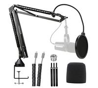 YOUSHARES - Supporto per microfono con filtro pop, compatibile con microfono Shure MV7