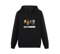 YOUSICHUANG A Day To Remember for Those Who Have Heart Hoody Unisex Long Sleeve Hooded with Pocket Black S