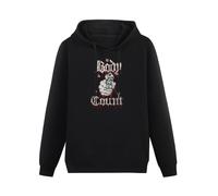 YOUSICHUANG Body Count Talk Sh*T Hoody Unisex Ptinted Hoodies Long Sleeve Men's Hooded with Pocket Black XXL