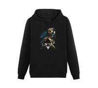 YOUSICHUANG Cayde-6 Destiny Trend Sweatershirt, Hooded Hoody Unisex Ptinted Hoodies Long Sleeve Men's Hooded with Pocket Black L