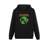 YOUSICHUANG King Gizzard And The Lizard Wizard Cyboogie Hoody Unisex Long Sleeve Hooded with Pocket Black M