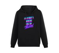 YOUSICHUANG Loverboy Everybodys Working for The Weekend Hoody Unisex Long Sleeve Hooded with Pocket Black XL