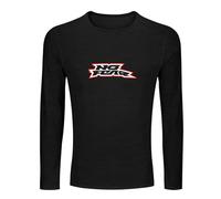 YOUSICHUANG No Fear Cool And Women Men's 100% Cotton Tee Crewneck Unisex Long Sleeve T-Shirt Black XL