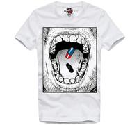 YOUSIJIE Mens T-Shirt Akira Pill Red Blue Psychopath Matrix Manga Psychonaut Size L