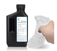 YOUSU Resina flessibile 3D 80A, resina per stampante 3D, resina ad alta tenacità, resina stampata 3D tipo gomma morbida/TPU, resina attinica esterna radiazione, bianca, 1000 g/1 kg