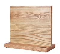 YOUSUNLONG Ceppo magnetico per coltelli - Supporto magnetico per coltelli - Super magnetico su entrambi i lati con legno naturale di Fraxinus - Portacoltelli da 10"