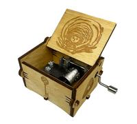 Youtang Coraline - Carillon in legno inciso, mini carillon per compleanno, anniversario, San Valentino, Natale, colore: marrone