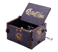 Youtang Mini carillon in legno intagliato a mano nero