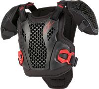 Alpinestars Bionic Action Armatura toracica giovanile, nero-rosso, taglia L XL