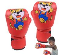 Youth Boxing Gloves, PU Leather Gloves, Junior Training Mitt, Cartoon Boxing Gloves, Punching Bag Gloves for Kids Punching Bag, Kickboxing, Thai, MMA