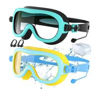Youth Swim Goggles - UV Protection Leakproof Kids Swimming Glasses Set