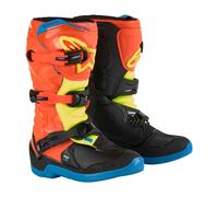 §Stivali Cross Bambino Alpinestars Tech 3S Arancio Fluo-Blu-Giallo Fluo§