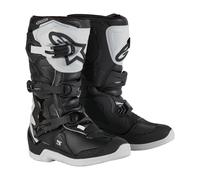 Alpinestars Tech 3S Stivali da motocross giovanile, nero-bianco, taglia 34