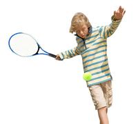 Youth Tennis Racquet Set With Protective Cover Lightweight Junior Racket Ergonomic Grip Control Frame Beginner Boys Girls Practice Training Sport Outdoor Indoor Activity Portable Design Easy Handling