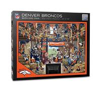 YouTheFan- Denver Broncos Barnyard Fans-Puzzle da 500 Pezzi, Colori della Squadra, Taglia unica, 1903974