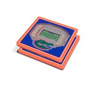 YouTheFan NCAA Florida Gators 3D StadiumView Coasters - Ben Hill Griff