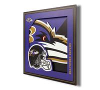 YouTheFan NFL Baltimore Ravens 3D Logo Series Wall Art - 12x12 Team C