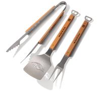 YouTheFan NFL Baltimore Ravens Classic Series 3-Piece BBQ Set Stainl