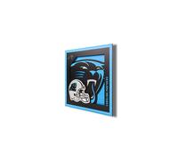 YouTheFan NFL Carolina Panthers 3D Logo Serie Wall Art - 12x12