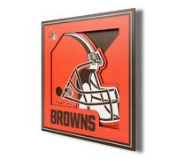 YouTheFan NFL Cleveland Browns 3D Logo Serie Wall Art - 12x12
