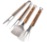 YouTheFan NFL Denver Broncos Classic Series 3-Piece BBQ Set Stainless