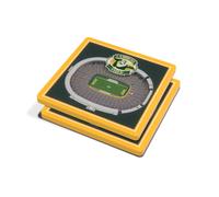 YouTheFan NFL green Bay Packers 3D StadiumView coasters - Lambeau Field